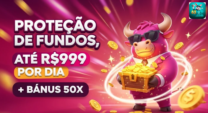 63vip — faixa usada para reforçar confiança, com hierarquia visual clara, pensado para apoiar a decisão de depósito.